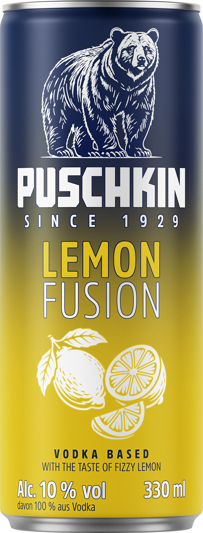 Puschkin Lemon Fusion Dose, 0,33 l