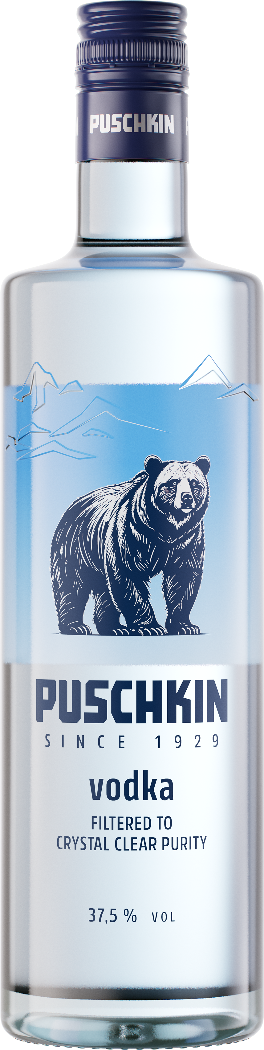 Puschkin Vodka Flasche